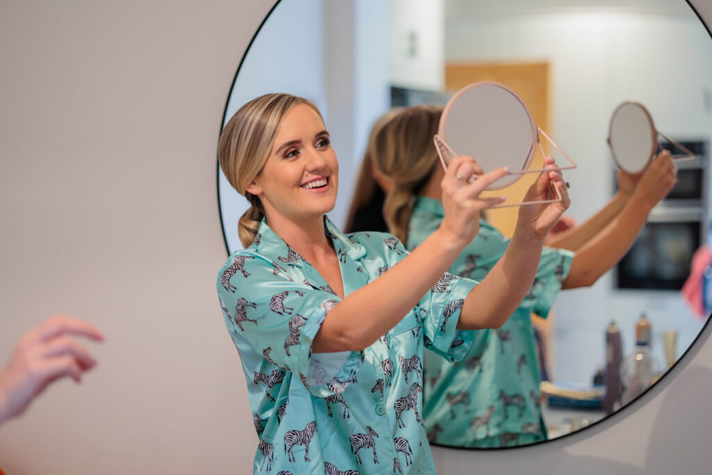 2022 bride, Wedding, bespoke venue, church ceremony, classic cars, floral bridesmaid dress