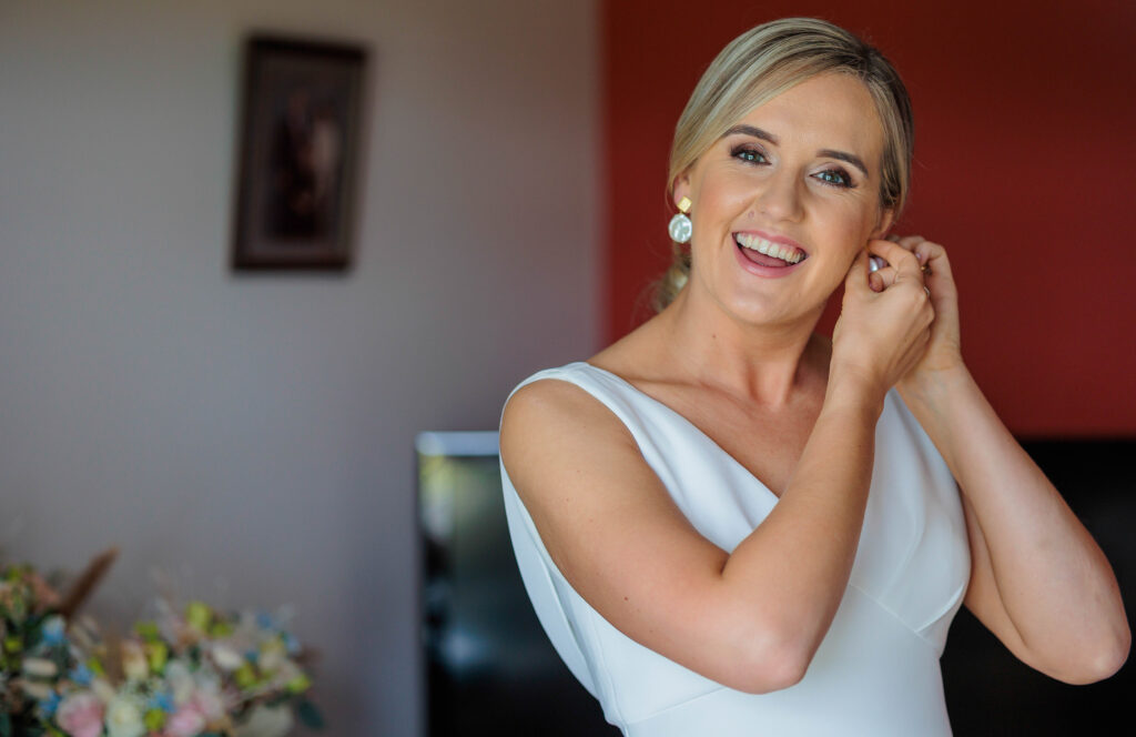 2022 bride, Wedding, bespoke venue, church ceremony, classic cars, floral bridesmaid dress