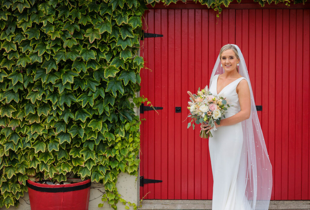 2022 bride, Wedding, bespoke venue, church ceremony, classic cars, floral bridesmaid dress