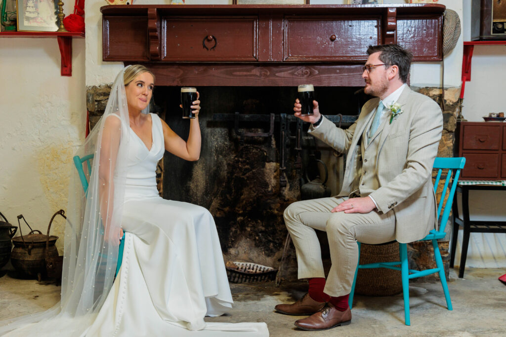 2022 bride, Wedding, bespoke venue, church ceremony, classic cars, floral bridesmaid dress