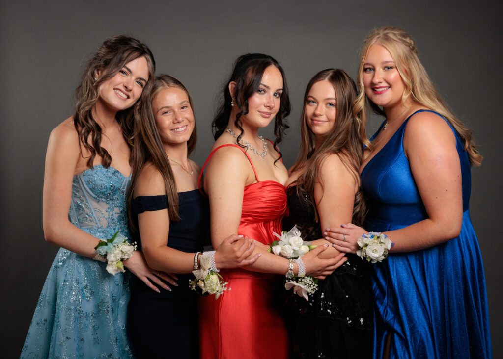girls attending the dunlavin grads debs